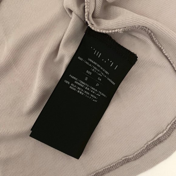 UNRAVEL PROJECT silk Reconstructed T-shirt NWT $460 Ben Tavernitti - Picture 5 of 6